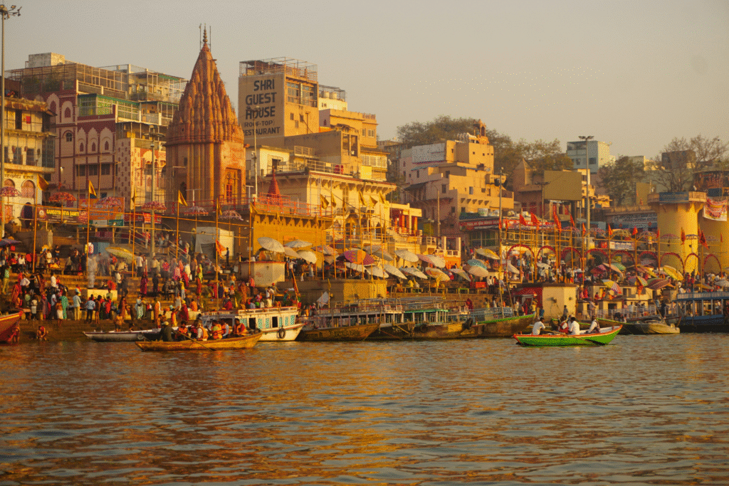 Morning beauty of Banaras Ghat